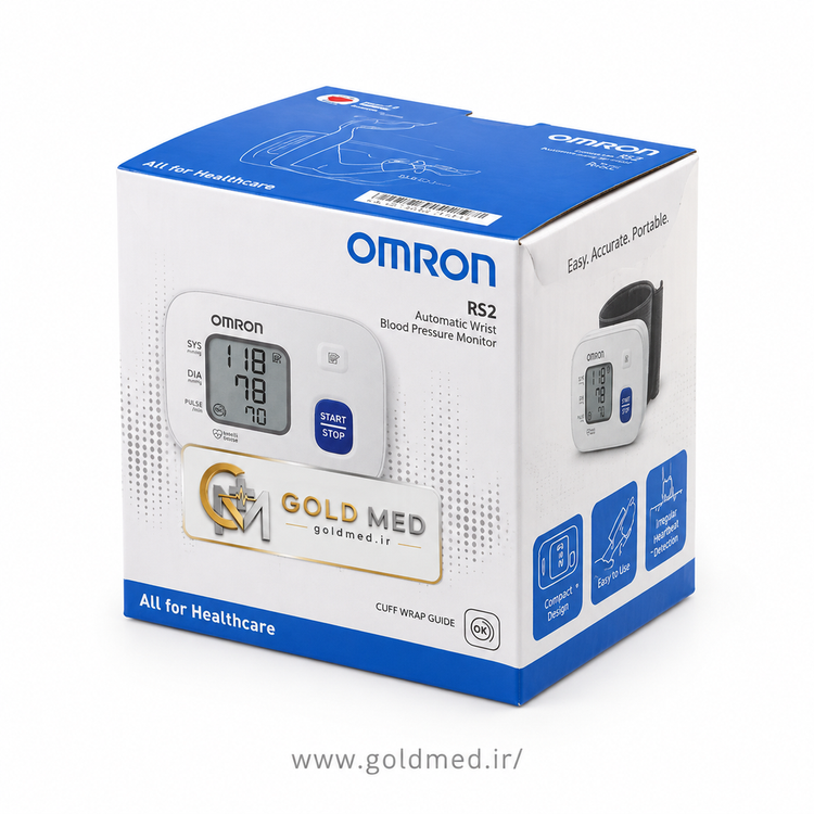 فشارسنج دیجیتال مچی امرون OMRON RS2 ( 5 سال گارانتی طلایی )